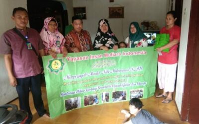 Santunan langsung kepada yatim dan du’afa dalam rangka peringatan maulid nabi Muhammad shollallahu alaihi wasallam tanggal 9 Desember 2018