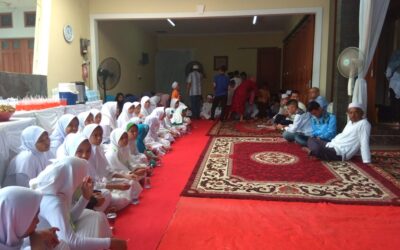 Undangan santunan di kediaman donatur komplek Ranco Indah, Tanjung Barat Jakarta Selatan