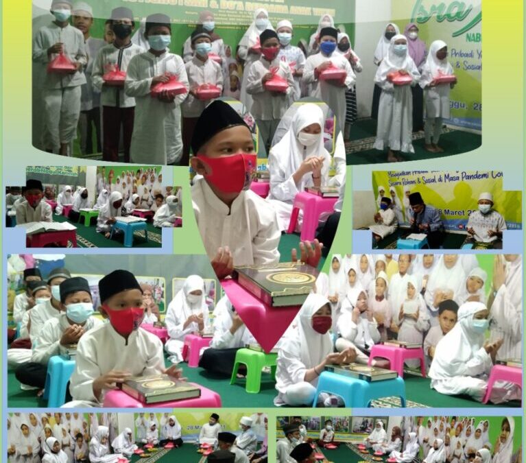 Pembacaan ayat” suci Al Quran dan doa bersama, selalu dilaksanakan di Yayasan Insan Mutiara Indonesia 30 July 2021