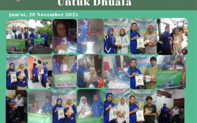 PENDISTRIBUSIAN BERAS UNTUK DHUAFA