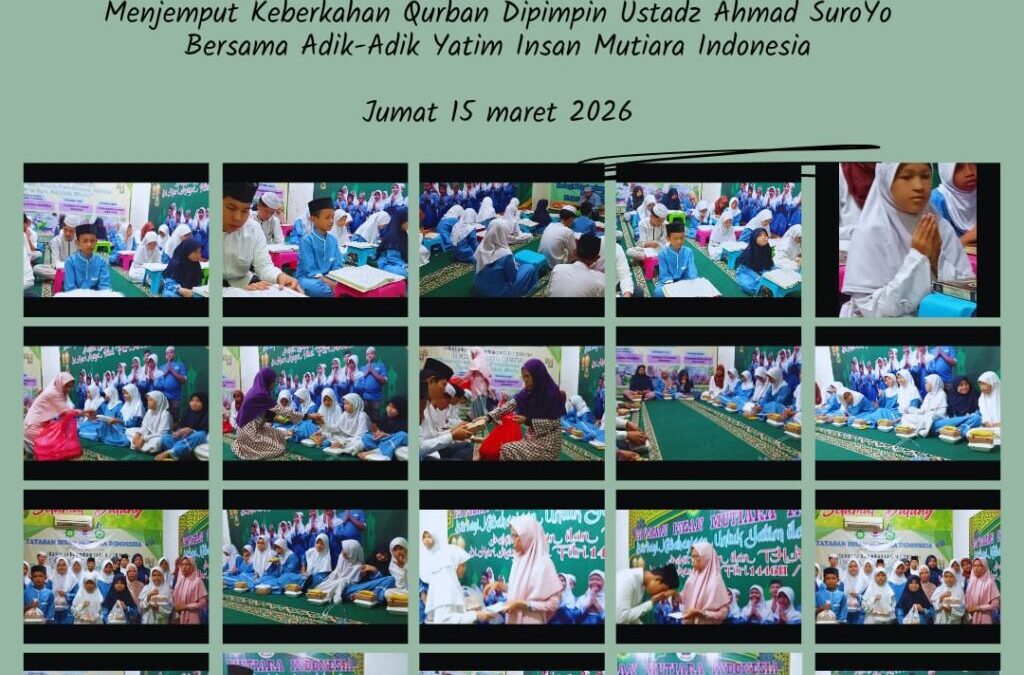 Santunan dan Doa bersama dengan adik – adik Yatim YAYASAN INSAN MUTIARA INDONESIA